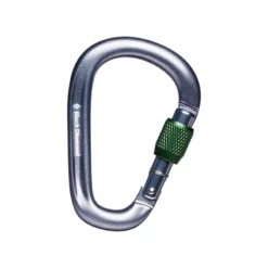 Black Diamond PearLock Screwgate Carabiner Gray