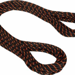 Mammut 8.7 Alpine Sender Dry Rope Dry Standard. Black-safety Orange